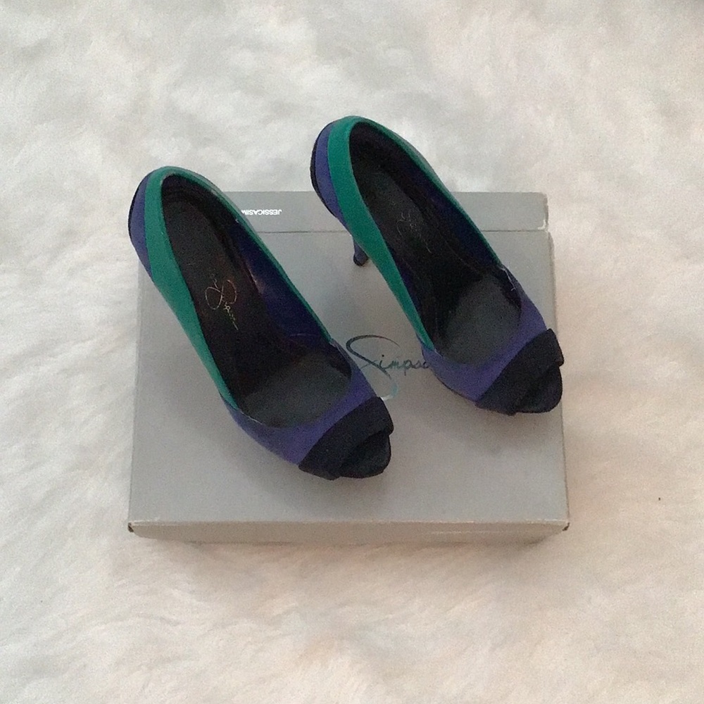 Jessica Simpson Weema Open-toe pumps